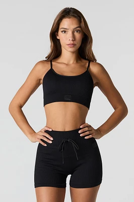Short Sommer Ray Active côtelé sans couture