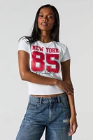 T-shirt à imprimé New York