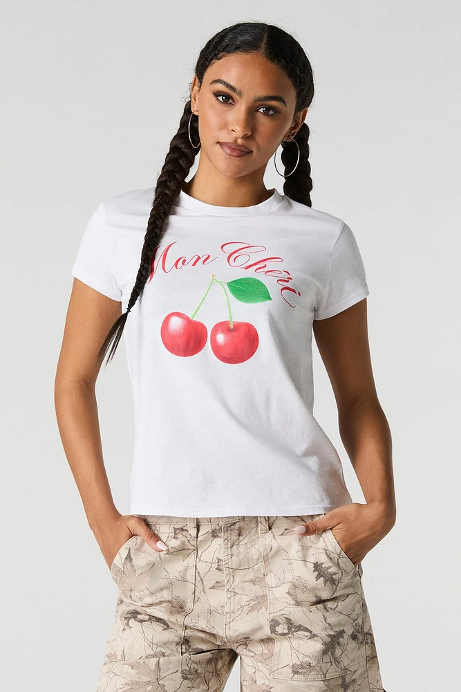 T-shirt à imprimé Mon Chéri