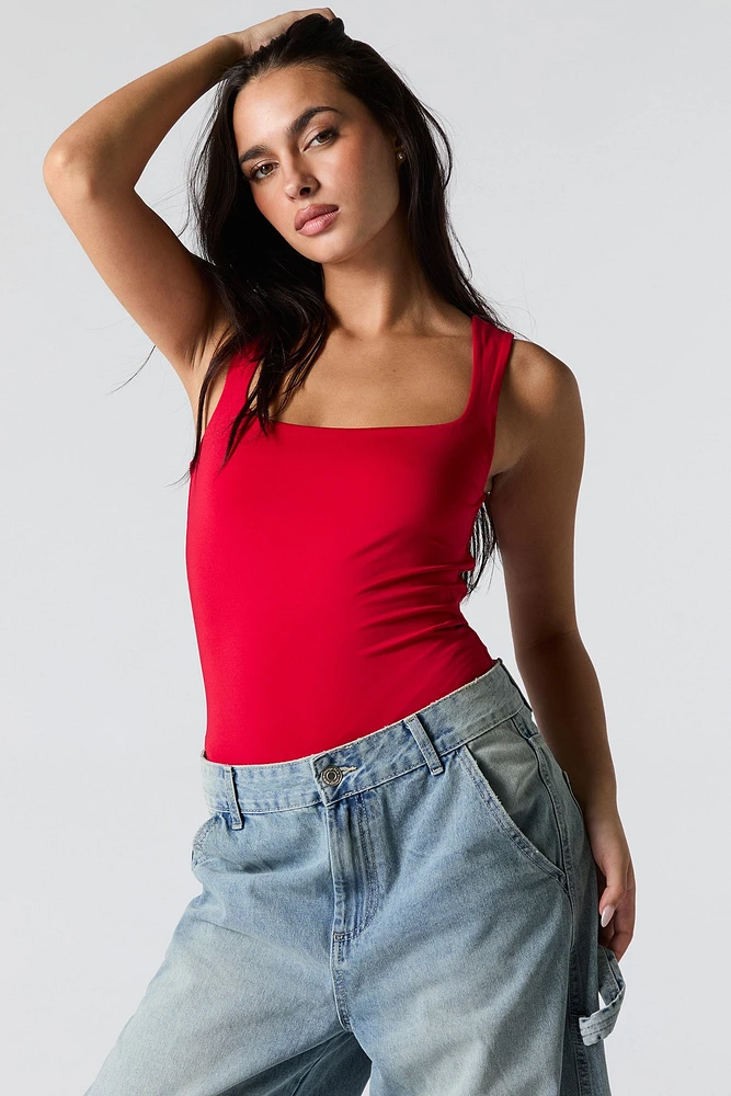 Contour Square Neck Sleeveless Bodysuit
