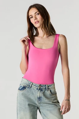 Maillot-débardeur profilé à encolure carrée