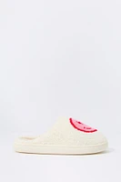 Happy Face Sherpa Slipper