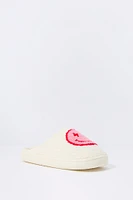 Happy Face Sherpa Slipper
