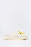 Happy Face Sherpa Slipper