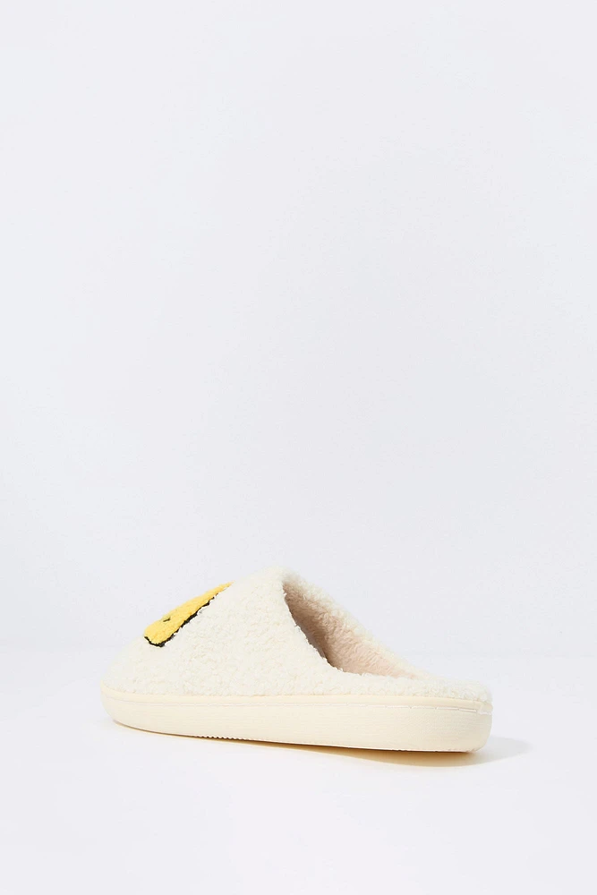 Happy Face Sherpa Slipper