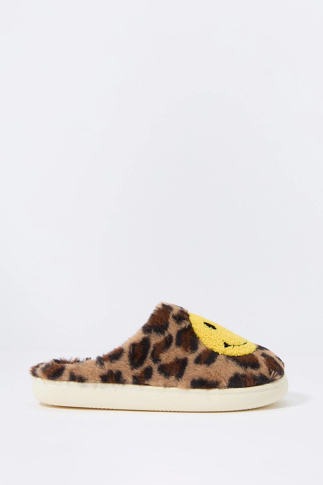Happy Face Sherpa Slipper