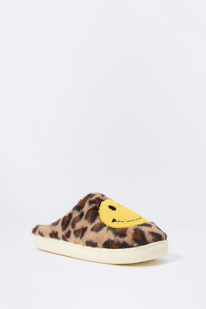 Happy Face Sherpa Slipper