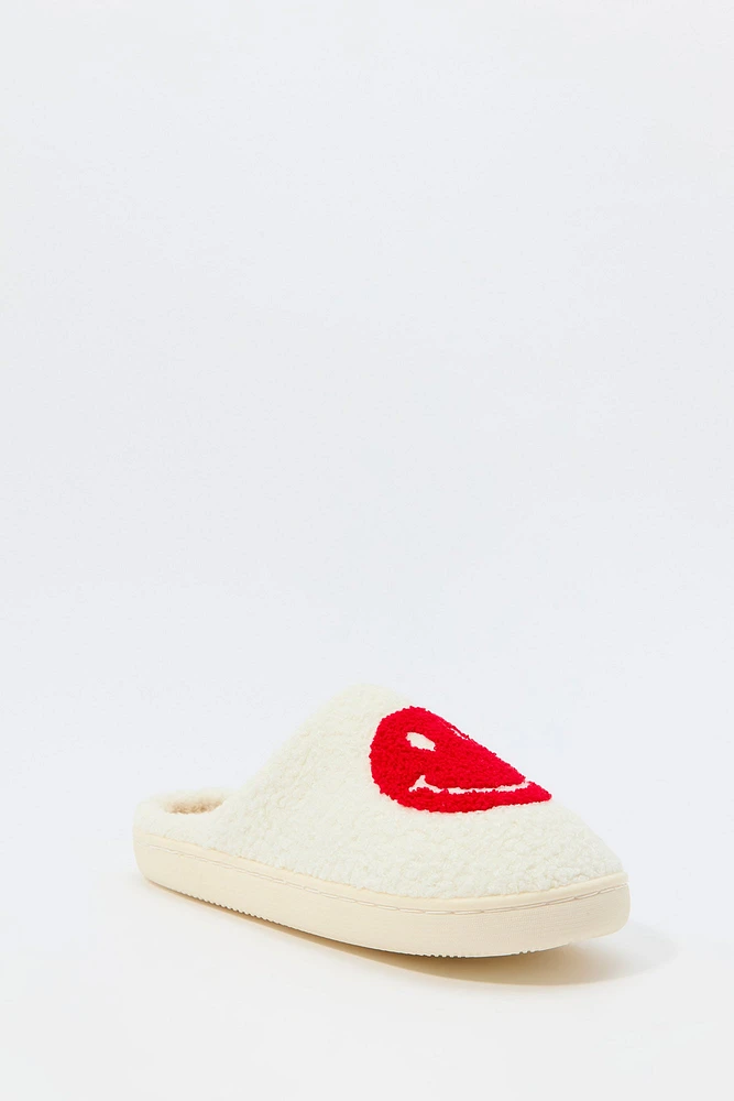 Happy Face Sherpa Slipper