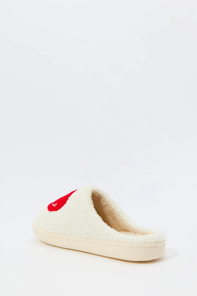 Happy Face Sherpa Slipper