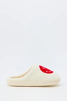 Happy Face Sherpa Slipper
