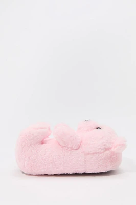 Faux Fur 3D Bear Slippers