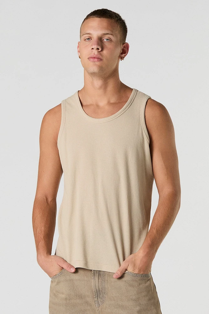Débardeur en tricot gaufr