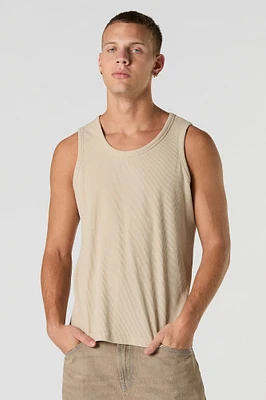 Débardeur en tricot gaufr