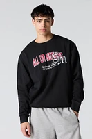 Embroidered Fleece Sweatshirt