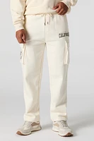 Pantalon d'entraînement cargo en molleton à imprimé City