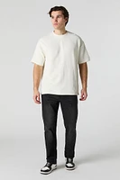 Geo Textured Relaxed T-Shirt