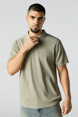 Polo en tricot thermal