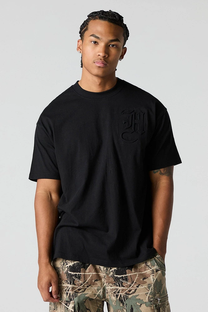 T-shirt avec motif embossé From Nobody To Somebody