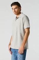 Embroidered Polo T-Shirt