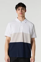Colourblock Polo T-Shirt
