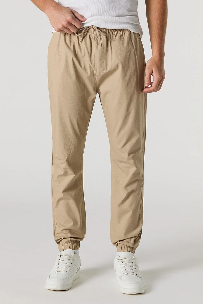 Jogger classique en popeline