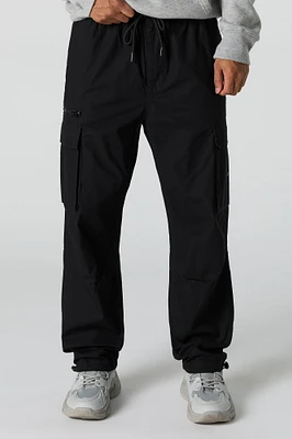 Jogger cargo en popeline