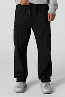 Jogger cargo en popeline