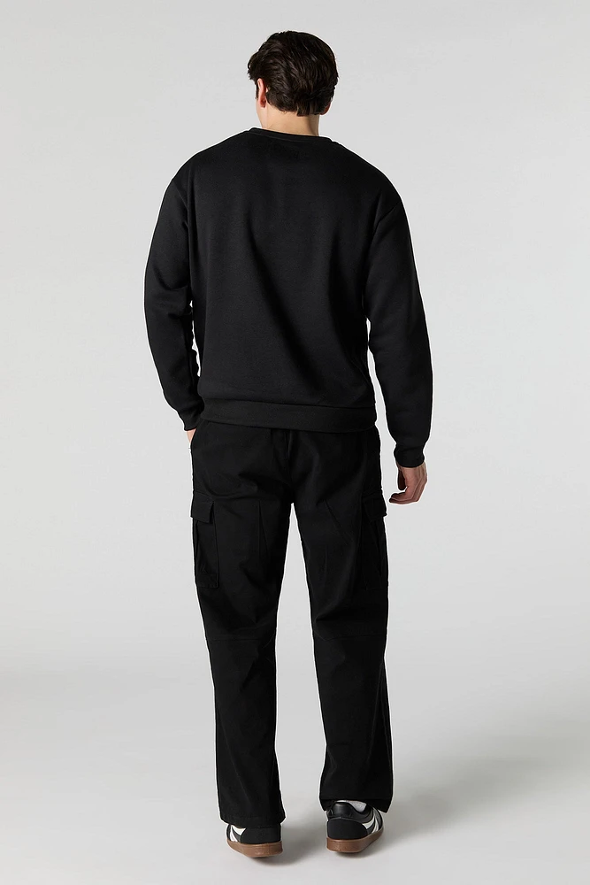 Pantalon cargo classique à taille coulissante
