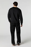 Pantalon cargo classique à taille coulissante