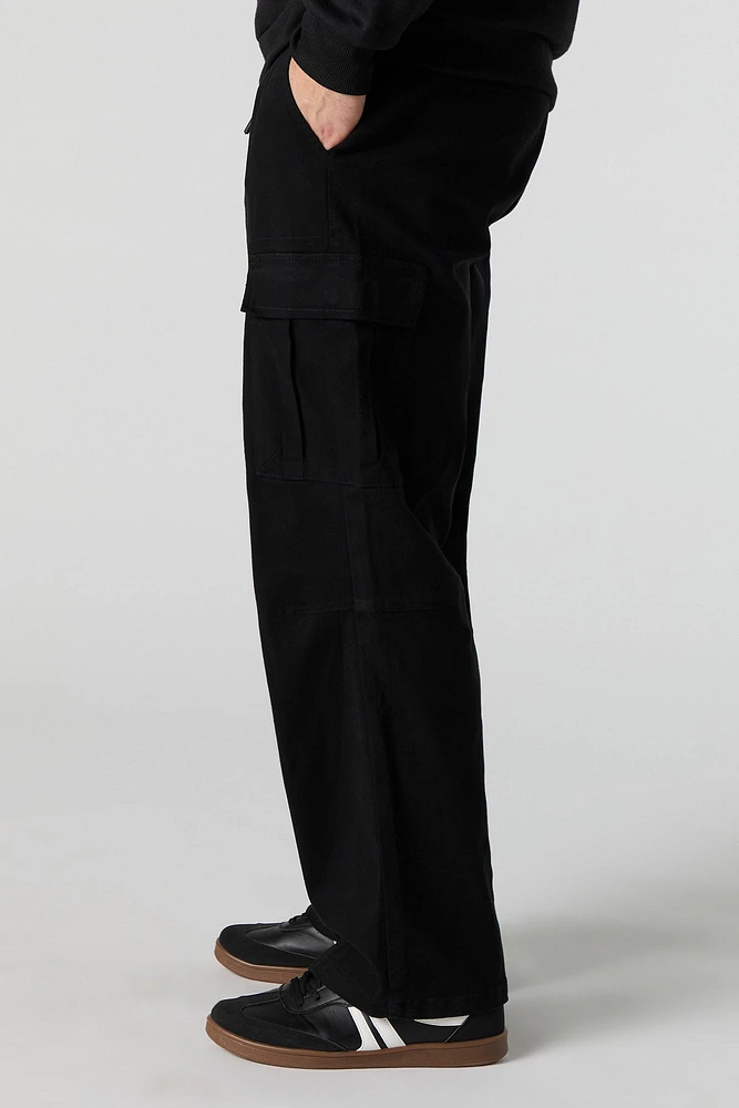 Pantalon cargo classique à taille coulissante