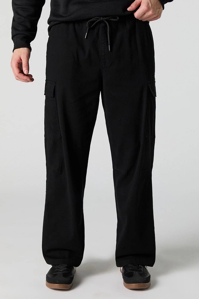 Pantalon cargo classique à taille coulissante