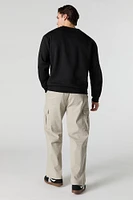 Pantalon cargo classique à taille coulissante