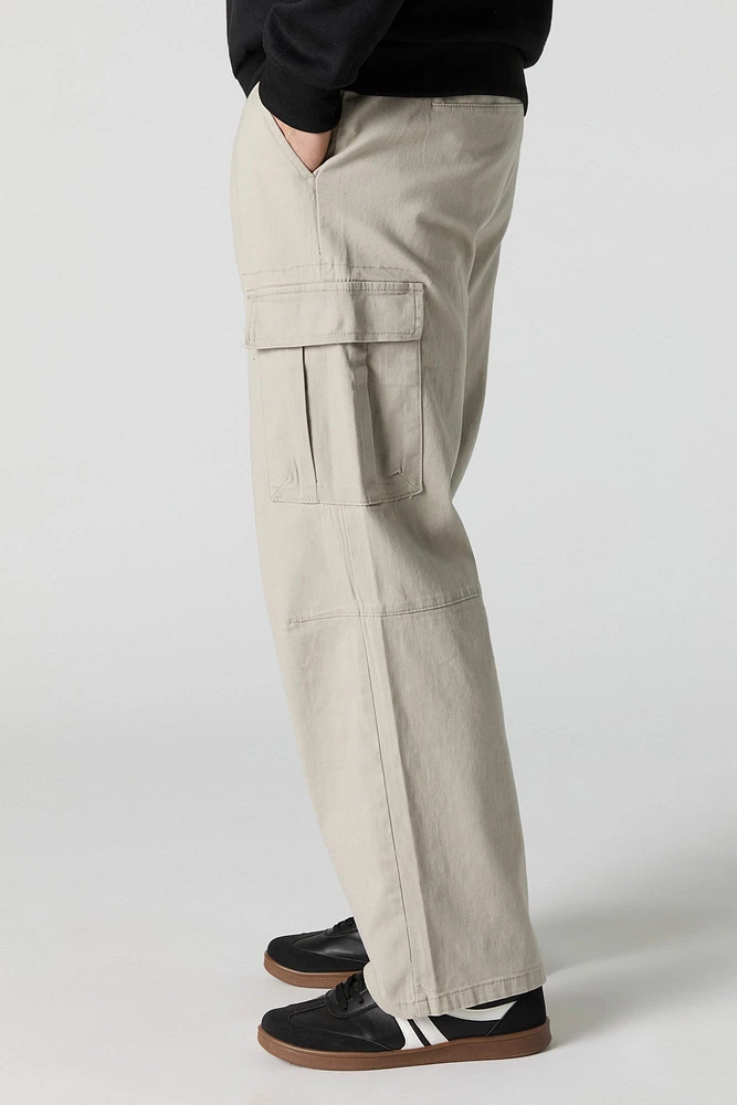 Pantalon cargo classique à taille coulissante