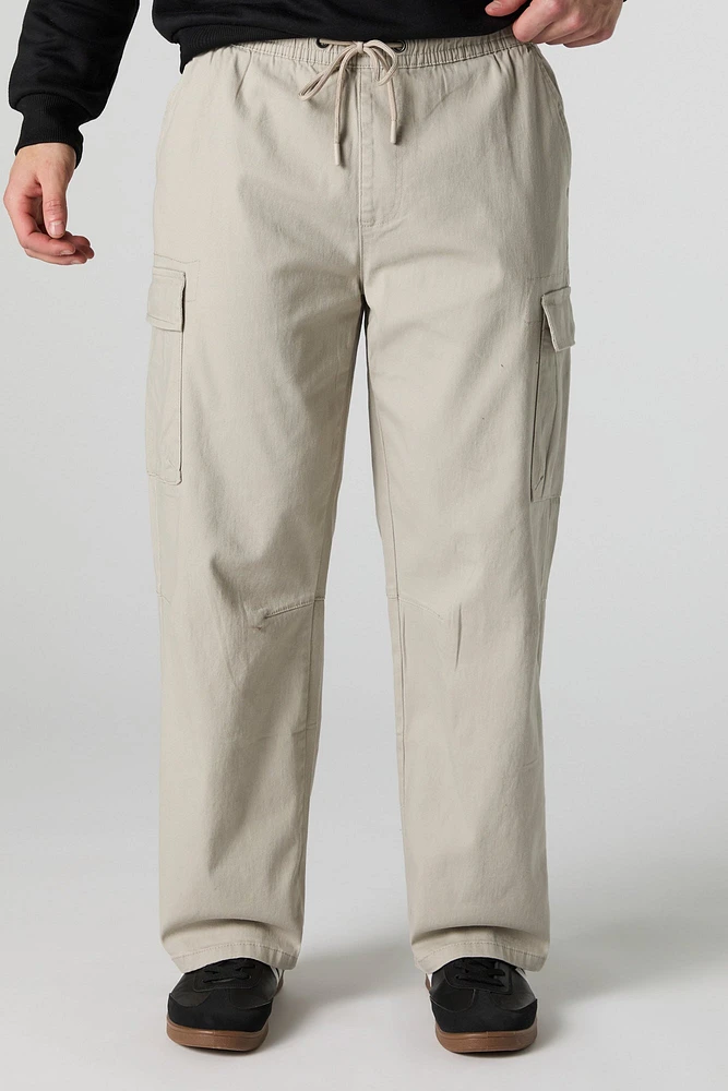 Pantalon cargo classique à taille coulissante
