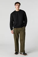 Pantalon cargo classique à taille coulissante