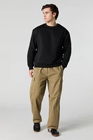 Pantalon cargo classique à taille coulissante