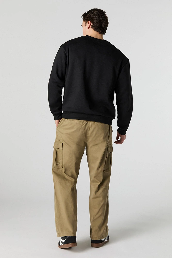 Pantalon cargo classique à taille coulissante