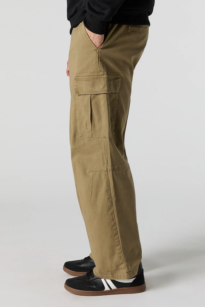 Pantalon cargo classique à taille coulissante