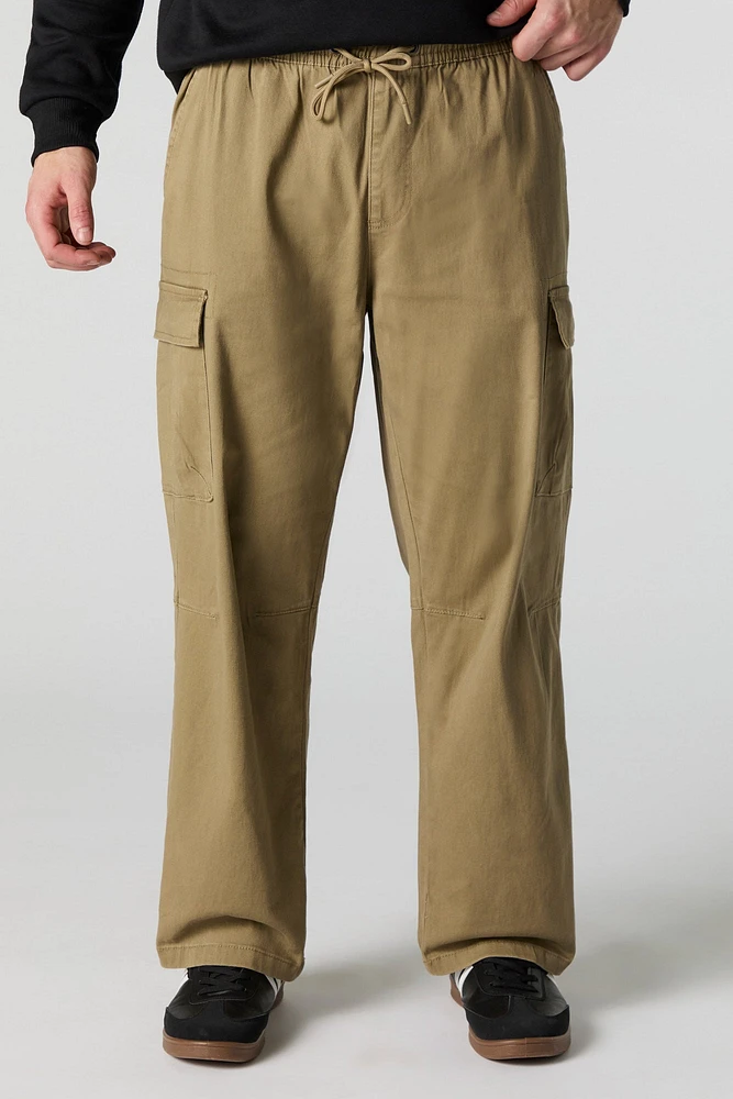 Pantalon cargo classique à taille coulissante