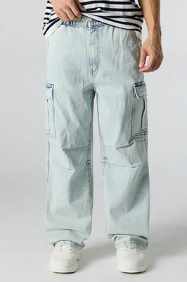 Cargo baggy à taille basse