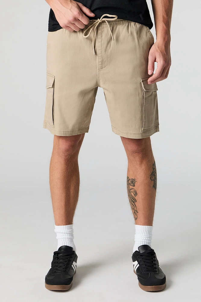 Short cargo classique à taille coulissante