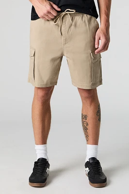Short cargo classique à taille coulissante