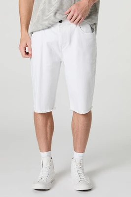 Slim Longline Denim Short