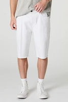 Slim Longline Denim Short
