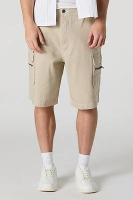 Longline Zipper Cargo Short