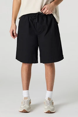 Short long à taille coulissante