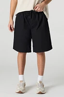 Drawstring Longline Short