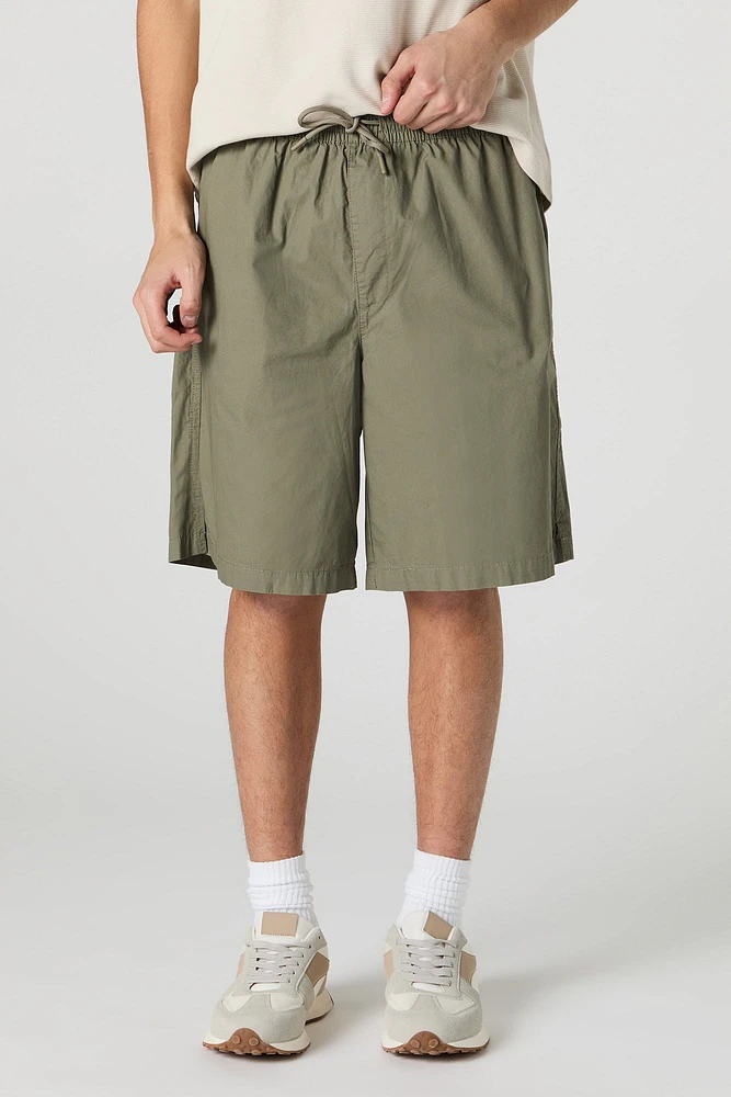 Drawstring Longline Short