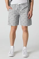 Summer Print Drawstring Short