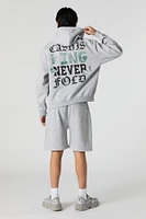 Graphic Fleece Short